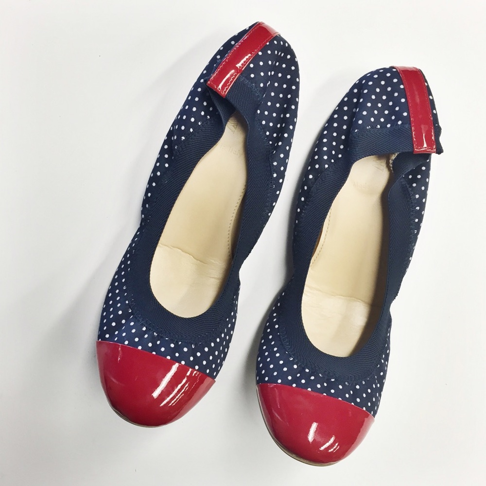 J. Crew | Mila polka dot ballet flats